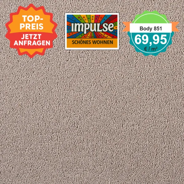 Girloon Body Teppichboden elsass – Draufsicht